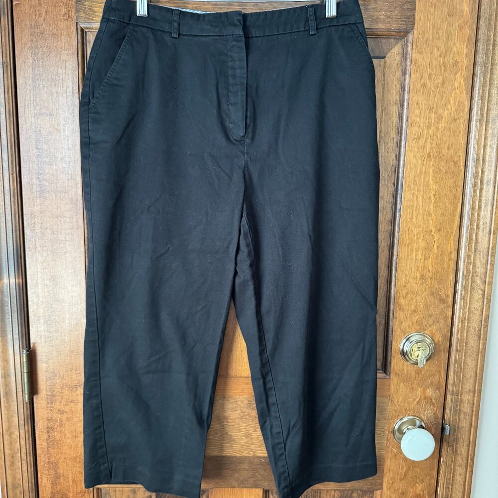 JM Collection Black Cropped Pants Size 12